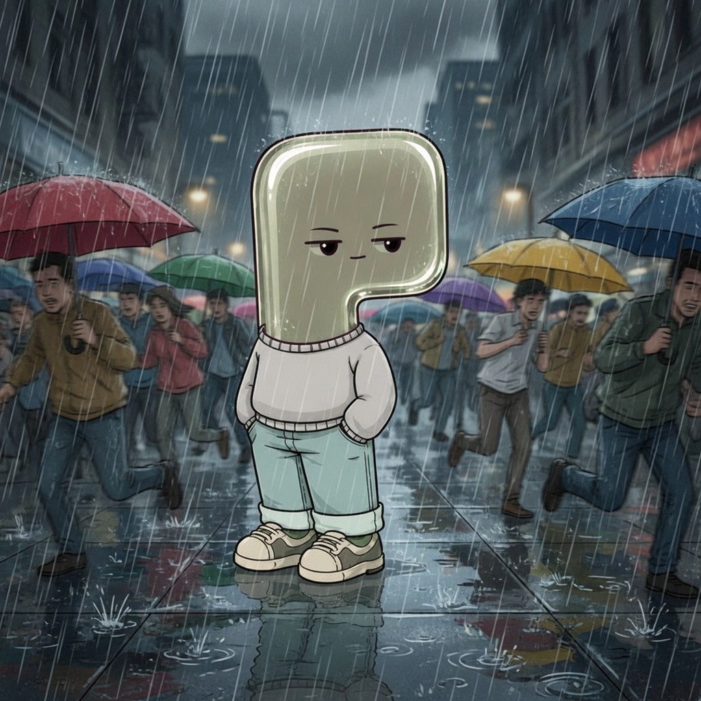 PonsGuy in the rain