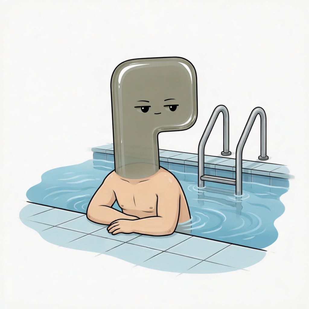 PonsGuy in the pool